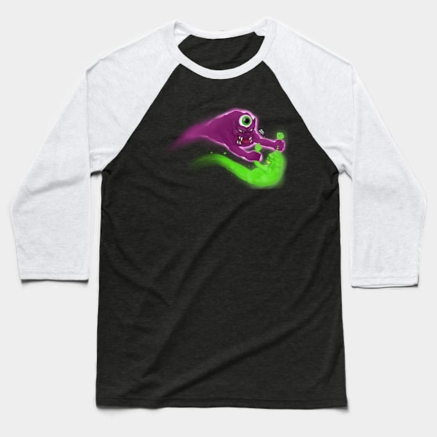 Ghostbusters ghosts Baseball T-Shirt by AndrewKennethArt